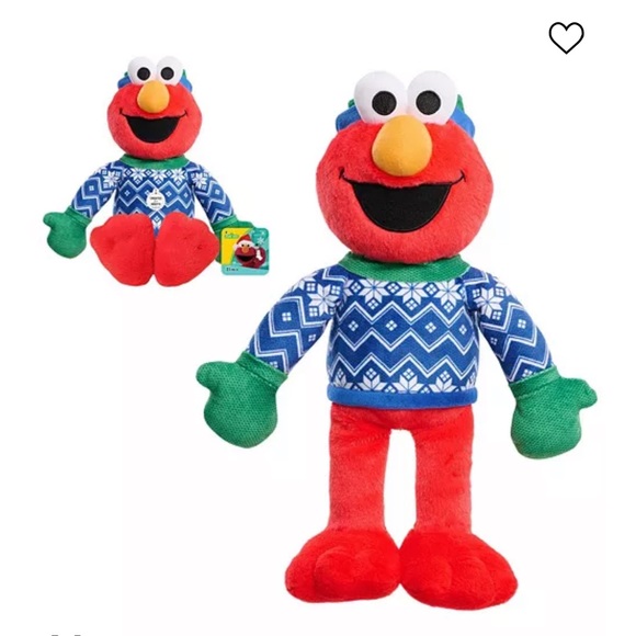 NWT SESAME STREET Holiday Elmo 15\